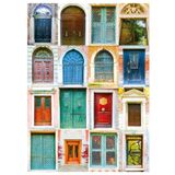 Nova Puzzle 1000 Parça Venedik Kapıları Kolaj Puzzle