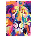 Nova Puzzle 41138 1000 Parça Renkli Aslan Portresi Puzzle