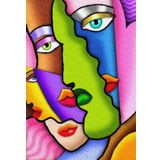 Nova Puzzle Renkli Soyut Yüzler 1000 Parça Puzzle