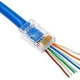 Nova RJ45 CAT6 Açık Uçlu 100'lü Paket Konnektör Delikli