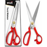 Nova Suji Krom Terzi Kesim Makas + Suji Şerit Mezura + Metal Metal Makas Aura Online - KROM 9