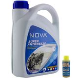 Nova Ultra -25 Derece 3 Litre Kullanıma Hazır Yeşil Antifriz + Cam Sabunu
