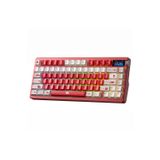 Nova75 Mekanik Rgb Klavye Tkl Meteor Ice Cream Switch Tri Mode Kablosuz Makrolu Hot Swap Gaming