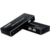 Novacom Nvc-kvm60 4k 60 Metre Hdmı+usb+ır To Cat6 Kvm Extender