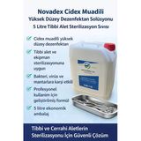 Novadex Yüksek Düzey Dezenfektan Solüsyonu 5 Litre Alet Sterilizasyon Sıvısı
