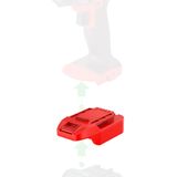 NovaQuantic Bauer 20V Akülü Aletler için Adaptör Yükseltme - Güç Kaynağı için Milwaukee M18 Kırmızı Li-Ion Pillerle Uyumlu, Şarj Fonksiyonu Yok - (Yeni Sürüm) - Yalnızca Adaptör