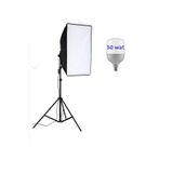 novatechpro Ürün Çekimi Moda Reklam Cast İçin Güçlü 50 wat Led Ampullü Sürekli Işık Softbox Set 50x70 cm