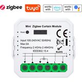 Novato Tuya Uyumlu Zigbee Perde Panjur Kepenk Kontrolcüsü ( 220V / 3A ) - Mobil Uygulama, Anahtar Girişli, Otomatik Kalibrasyon, Yüzdesel Kontrol, Google Asistan Amazon Alexa Destekli Switch