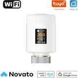 Novato WiFi Termostatik Radyatör Vanası TRV-04 - Köprü Gerekmez, OLED Ekran ( Tuya - Smart Life Uyumlu )