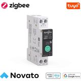 Novato Zigbee Akıllı Sigorta 63 Amper Uzaktan Kontrol Özelliği ile Tuya ve Smart Life ZIGBEE2MQTT Uyumlu