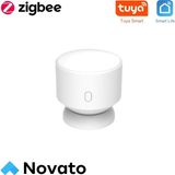 Novato Zigbee Pilli Insan Varlığı, Hareket ve Parlaklık Sensörü ( Tuya, Smart Life, Zigbee2MQTT Uyumlu )