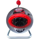 Novax 4Lü Grup Metal Makaralı Uzatma Kablo 3X2.5 20Mt