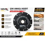 Novax Çok Amaçlı Kesici Ahşap Kesici Tırnaklı Ahşap Kesimi Plastik Alçıpan Keser 115 mm 1.2 mm x 22.23 mm