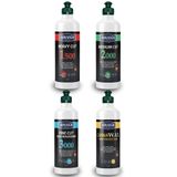 novaxir 4’lü PASTA CİLA SET, 500 mL KALIN, ORTA, İNCE PASTA-, CARNAWAX BOYA KORUMA NvPSET500