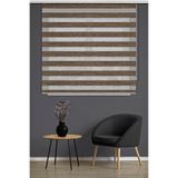Noveva Home Bambu Zebra Stor Perde 1003 Kahve Ofis Mutfak Balkon Çocuk Odası Yatak Odası Salon Perdesi Lüx