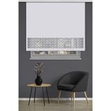 Noveva Home Stor Perde Lazer Kesim 117 Beyaz Mutfak Balkon Çocuk Odası Yatak Odası Salon Perdesi