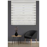 Noveva Home Zebra Stor Perde 01 Ekru Mutfak Çocuk Odası Ofis Balkon Salon Perdesi Güneşlik Perde Plaseco