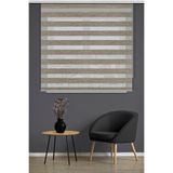 Noveva Home Zebra Stor Perde 05 Koyu Bej Mutfak Çocuk Odası Ofis Balkon Salon Perdesi Güneşlik Perde Plaseco