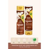 NOVEX Coconut Oil - Kuru ve Hasarlı Saçlar Için Hindistan Cevizi Yağı İçeren Şampuan + Saç Kremi 300ml