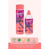 NOVEX Collagen Infusion - Ince Telli Saçlar Için Kolajen Şampuan 300ml Durulanmayan Bakım Kremi 300g -