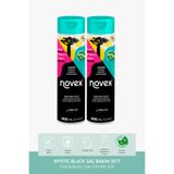 NOVEX Mystic Black - Kuru Bukleli Saçlar Için Onarıcı Şampuan 300ml x 2