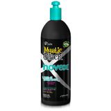 NOVEX MYSTIC BLACK - Yıpranmış Kuru Saçlar için Durulanmayan Saç Bakım Kremi 500ml (876120003777)