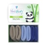 Novibaby 3'lü Bambu Yenidoğan Bebek Çorap (Coastal Sea, 6-12 Ay)