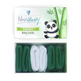 Novibaby 3'lü Bambu Yenidoğan Bebek Çorap (Nature, 6-12 Ay)
