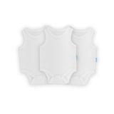 Novibaby 3'lü Bebek Atlet Body Zıbın Çıtçıtlı Ekru 100% Pamuk