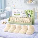 Novibaby 5'li Bambu Yenidoğan Bebek Çorabı I Ecru I 0-6 Ay - 0 - 6 Ay - Ekru