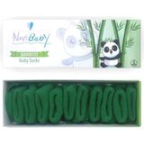 Novibaby 5'li Bambu Yenidoğan Bebek Çorabı I Pine Green I 0-6 Ay - 0 - 6 Ay - Koyu Yeşil
