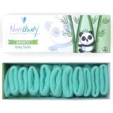 Novibaby 5'li Bambu Yenidoğan Bebek Çorabı I Sea Green I 0-6 Ay - 0 - 6 Ay - Açık Mint