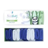 Novibaby 5'li Bambu Yenidoğan Bebek Çorap (Brave Boy, 0-6 Ay)