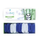 Novibaby 5'li Bambu Yenidoğan Bebek Çorap (Brave Boy, 6-12 Ay)