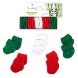 Novibaby 5'li Bambu Yenidoğan Bebek Çorap (Christmas, 12-18 Ay)