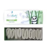 Novibaby 5'li Bambu Yenidoğan Bebek Çorap (Ecru, 0-6 Ay)