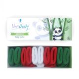Novibaby 5li Bambu Yenidoğan Bebek Çorap I Christmas I 0-6 Ay
