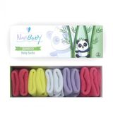 Novibaby 5li Bambu Yenidoğan Bebek Çorap I Colourful I 0-6 Ay