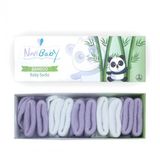 Novibaby 5li Bambu Yenidoğan Bebek Çorap I Purpy I 0-6 Ay