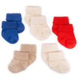 Novibaby 5li Bambu Yenidoğan Bebek Çorap I Sailor I 0-6 Ay