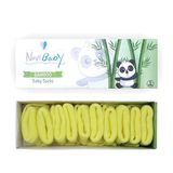Novibaby 5'li Bambu Yenidoğan Bebek Çorap (Lemon, 6-12 Ay)