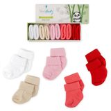 Novibaby 5'li Bambu Yenidoğan Bebek Çorap (Love, 12-18 Ay)