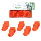 Novibaby 5'li Bambu Yenidoğan Bebek Çorap (Orange, 18-24 Ay)