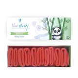 Novibaby 5'li Bambu Yenidoğan Bebek Çorap (Orange, 6-12 Ay)