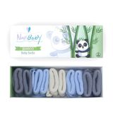 Novibaby 5'li Bambu Yenidoğan Bebek Çorap (Rainy, 0-6 Ay)