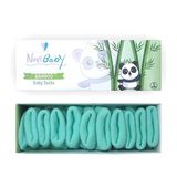 Novibaby 5'li Bambu Yenidoğan Bebek Çorap (Sea Green, 0-6 Ay)