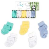 Novibaby 5'li Bambu Yenidoğan Bebek Çorap (Summer Boy, 0-6 Ay)