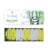 Novibaby 5'li Bambu Yenidoğan Bebek Çorap (Sunshine, 6-12 Ay)