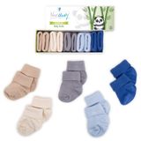 Novibaby 5'li Bambu Yenidoğan Bebek Çorap (Winter Boy, 6-12 Ay)