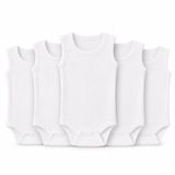 Novibaby 5'li Bebek Atlet Body Zıbın Çıtçıtlı 100% Pamuk